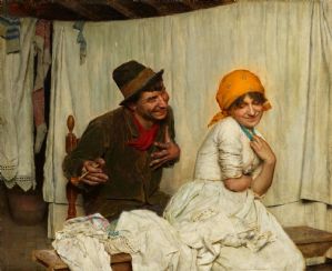 Bellei Gaetano (Modena, 1857 - 1922) " L' AVANCE "